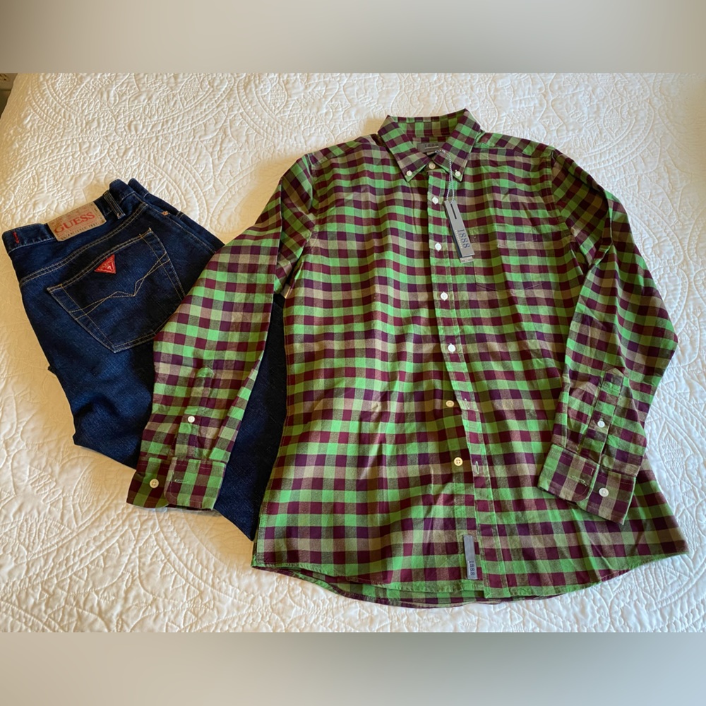 Checkered Button down shirt